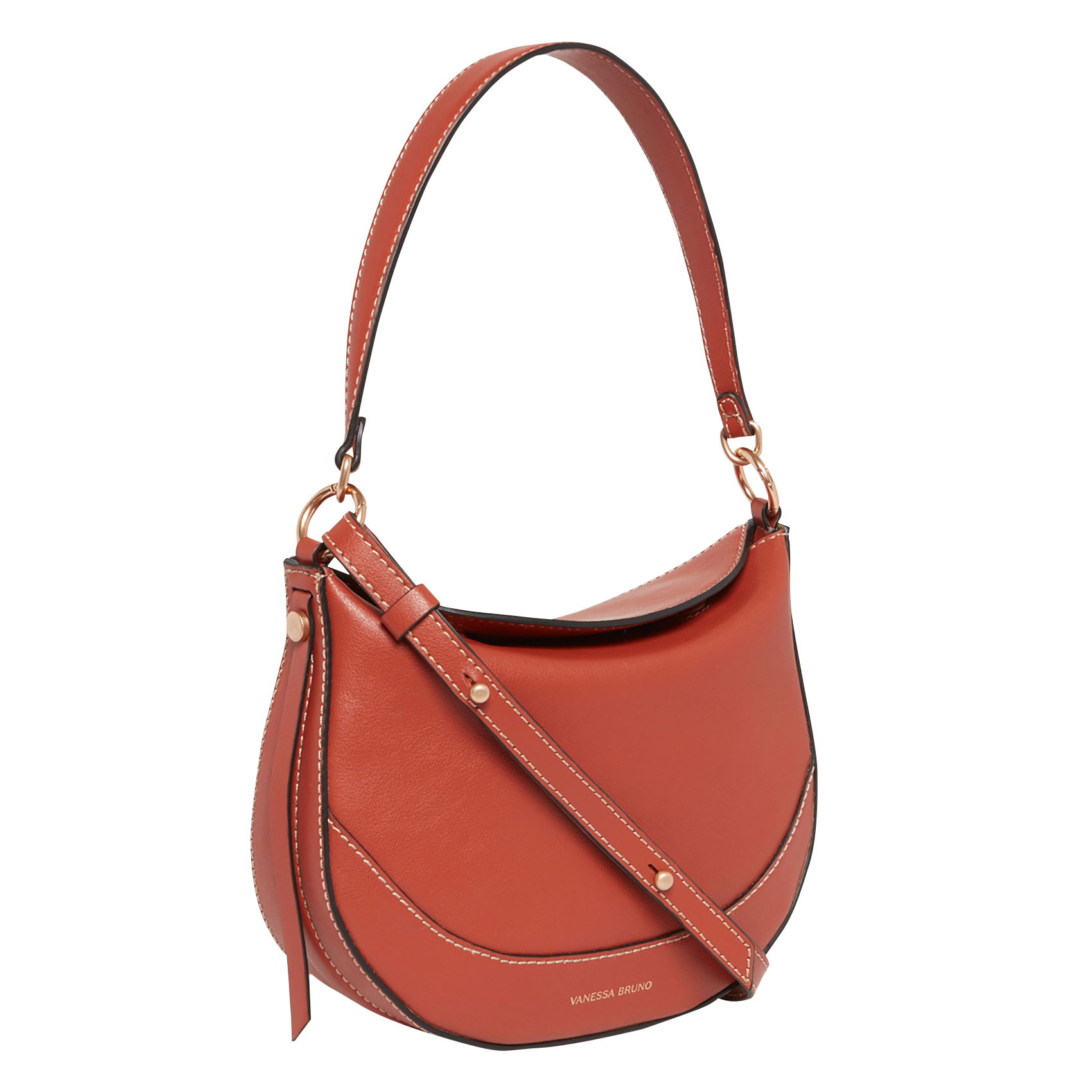 MINI DAILY - Sac épaule en cuir | Marron