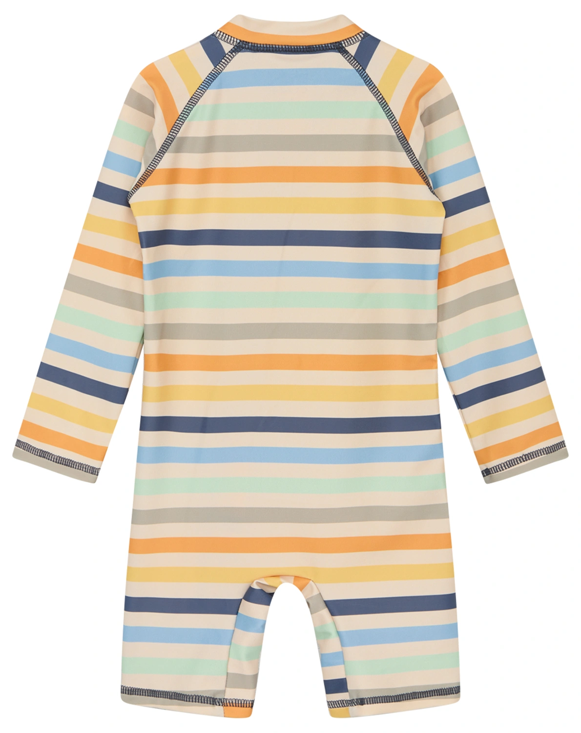 Langarm-Schwimmanzug MALAZ STRIPES in peony blue