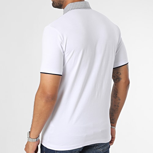 Polo Manches Courtes Blanc