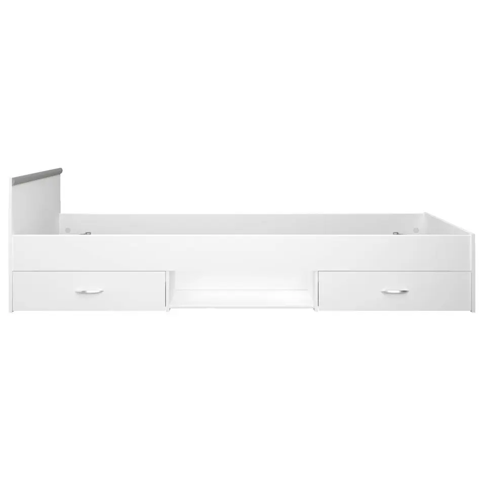 Bed Natan incl. lades - wit - 90x200 cm