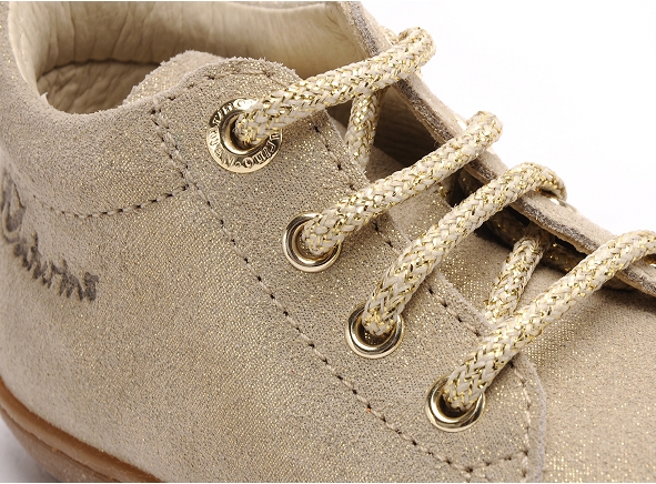 Naturino boots bottine bebe cocoon suede glitter or