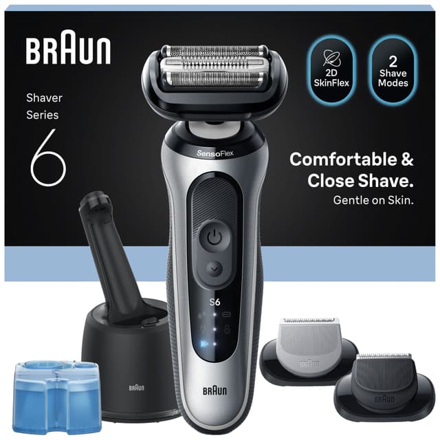 Braun Series 6 barbermaskine 62-S7650cc (sølv)