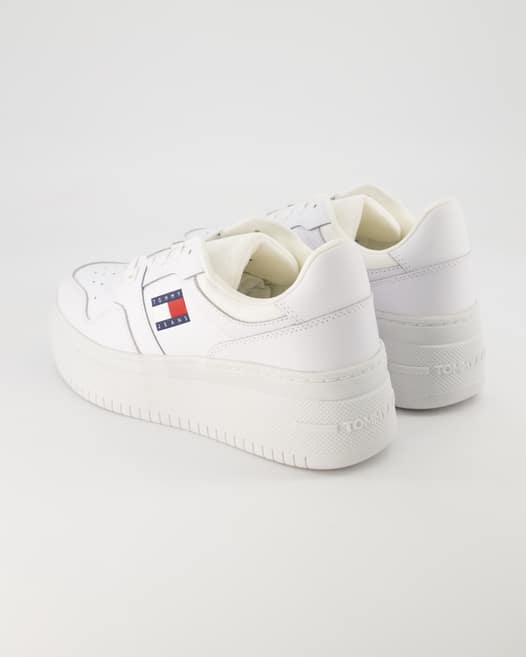 Tommy Hilfiger Jeans TJW Retro Basket Flatform Sneaker in Weiß