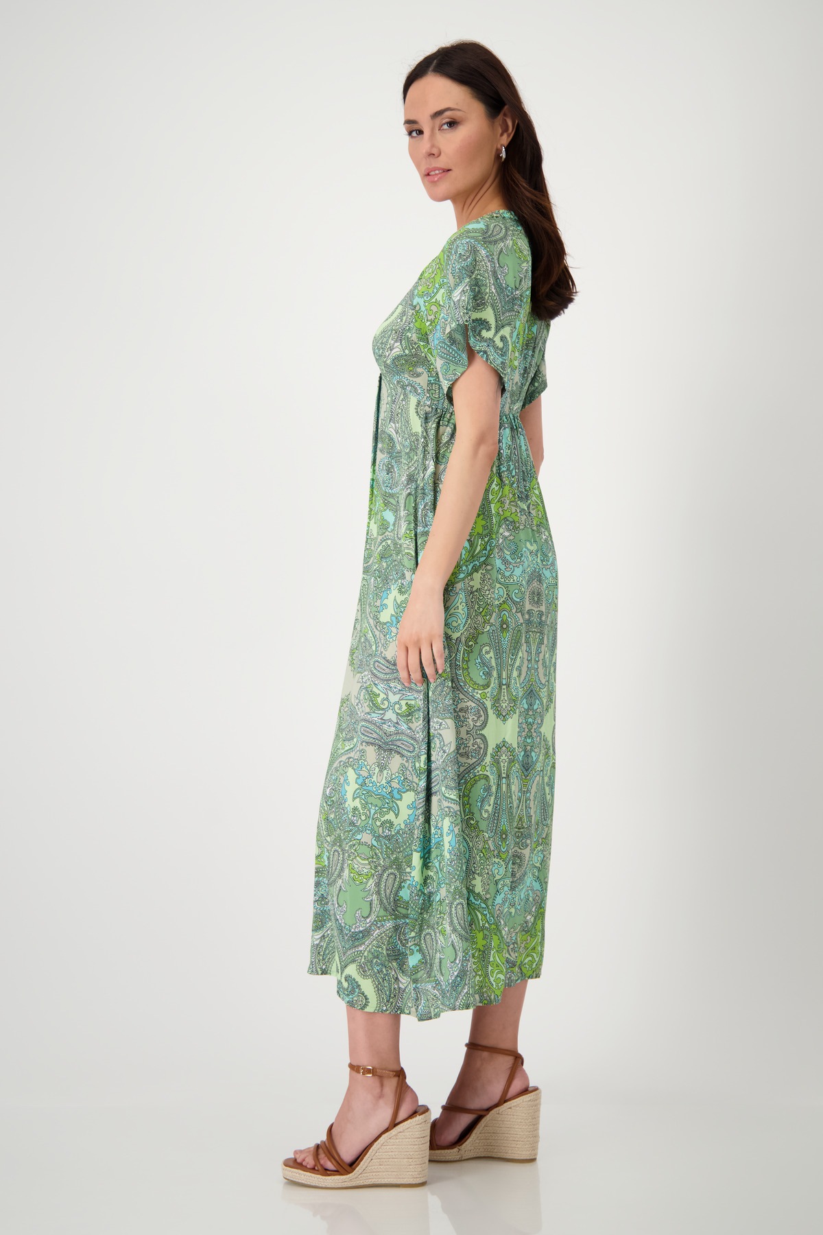 Monari Maxikleid Ohne Tasche mit Paisleymuster