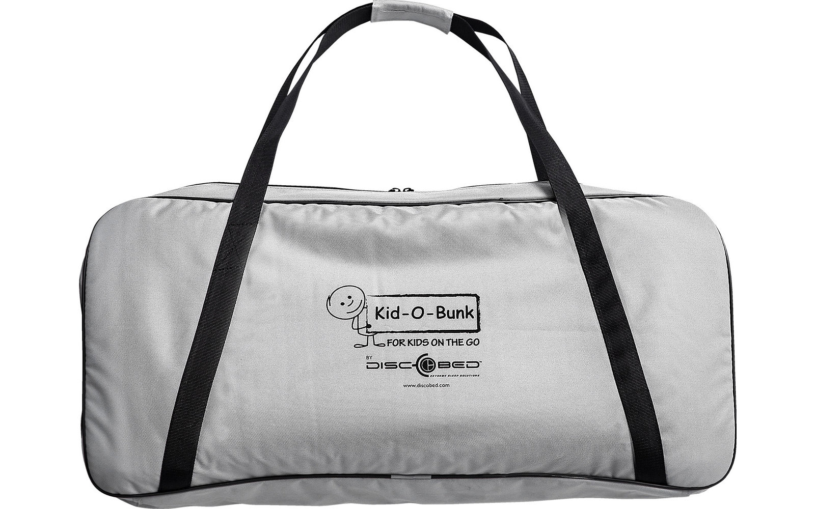 Disc-O-Bed Kid-O-Bed Einzelbett runder Rahmen ohne Seitentasche -Rot