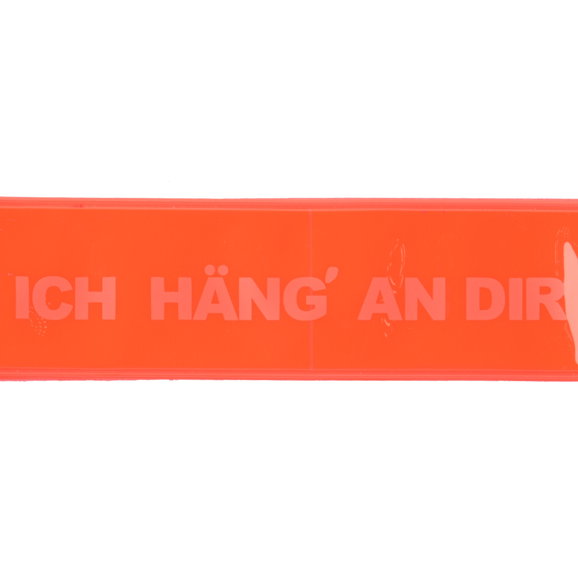 Gina Benotti Reflektierender Anhänger mit Karabinerhaken neonorange