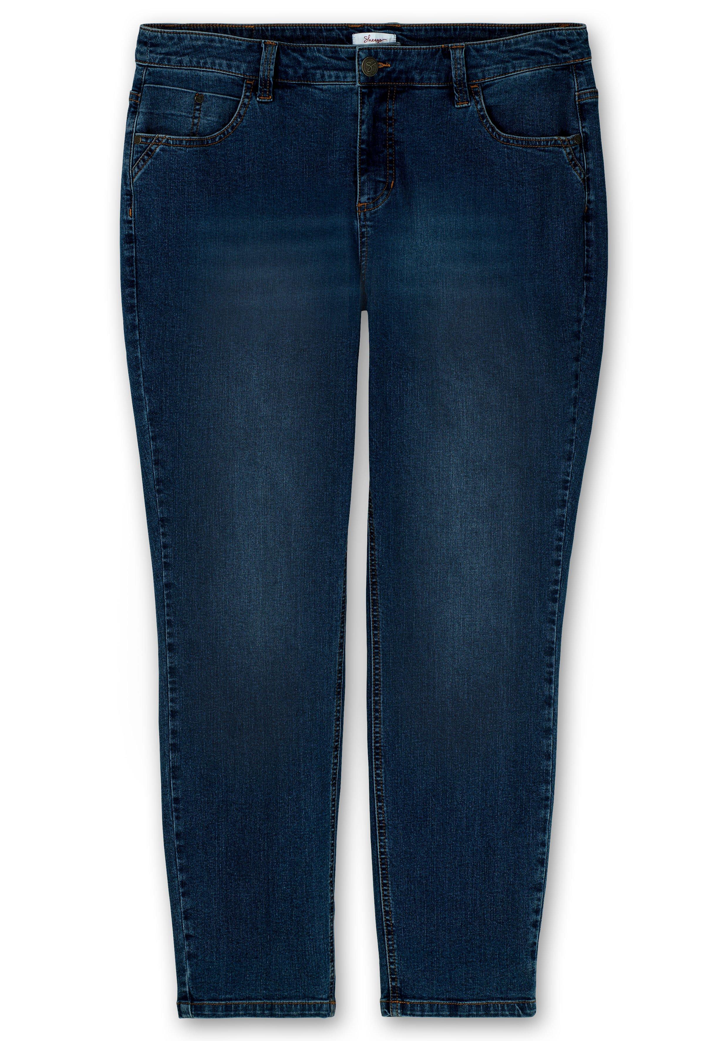 Schmale Jeans in Curvy-Schnitt PIA, in 5-Pocket-Form
