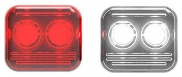 IFLASH  combo lumière avant et arrière pour 2 roues avec condensateur
