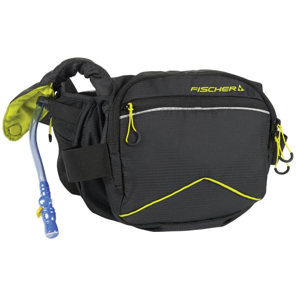 Porte gourde ski de fond FISCHER HYDRATION WAISTBAG PRO BLACK/YELLOW