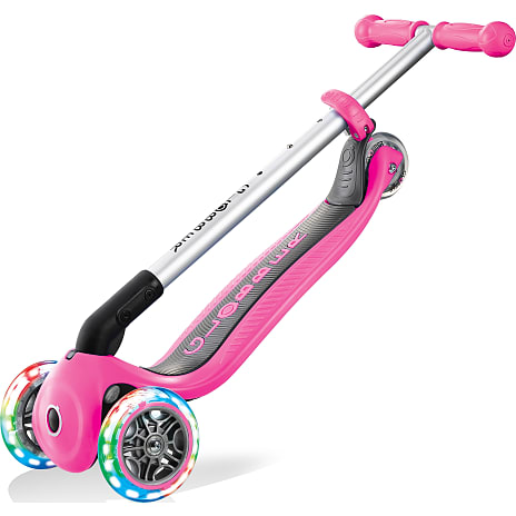 Primo foldbar 3-hjulet løbehjul - fuchsia