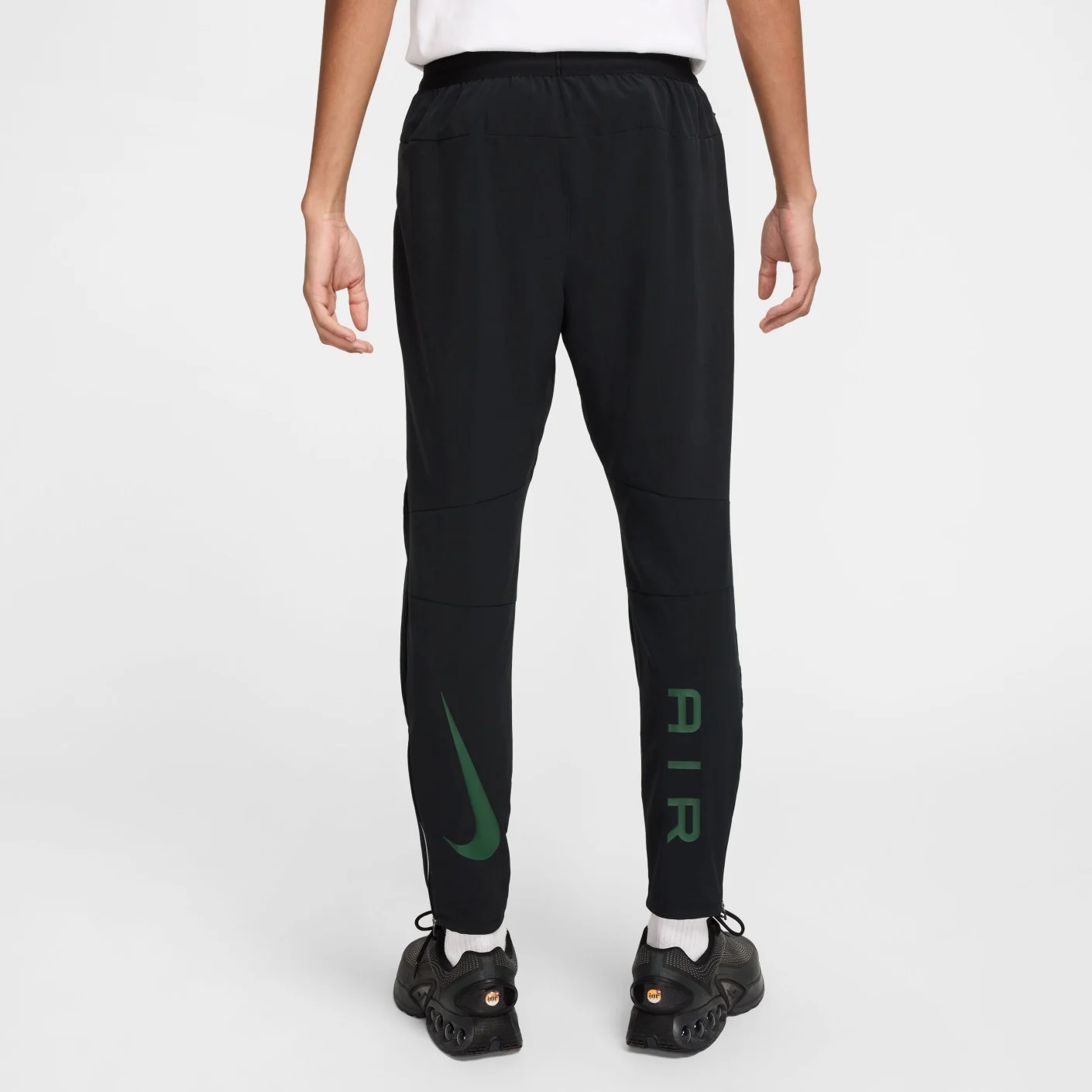 Nike Sportswear Air Trainingspak Full-Zip Woven Zwart Groen Zilver