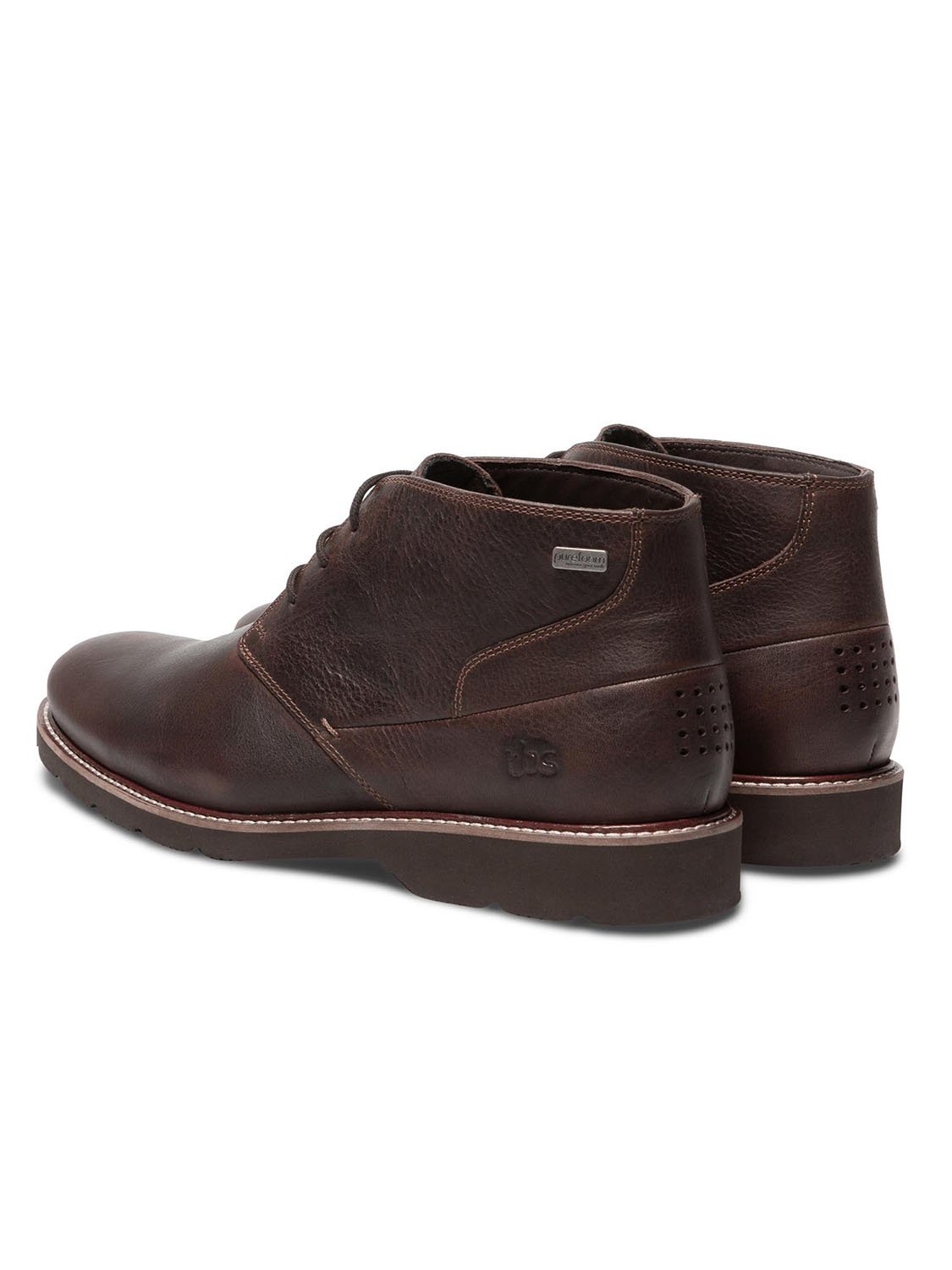 Bottillons Homme Confort Purefoam Dessus Cuir Marron