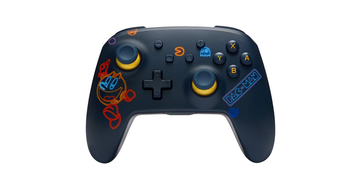 PowerAEnhanced Wireless Controller for Nintendo Switch with Lumectra - PAC-MAN Neon Arcade