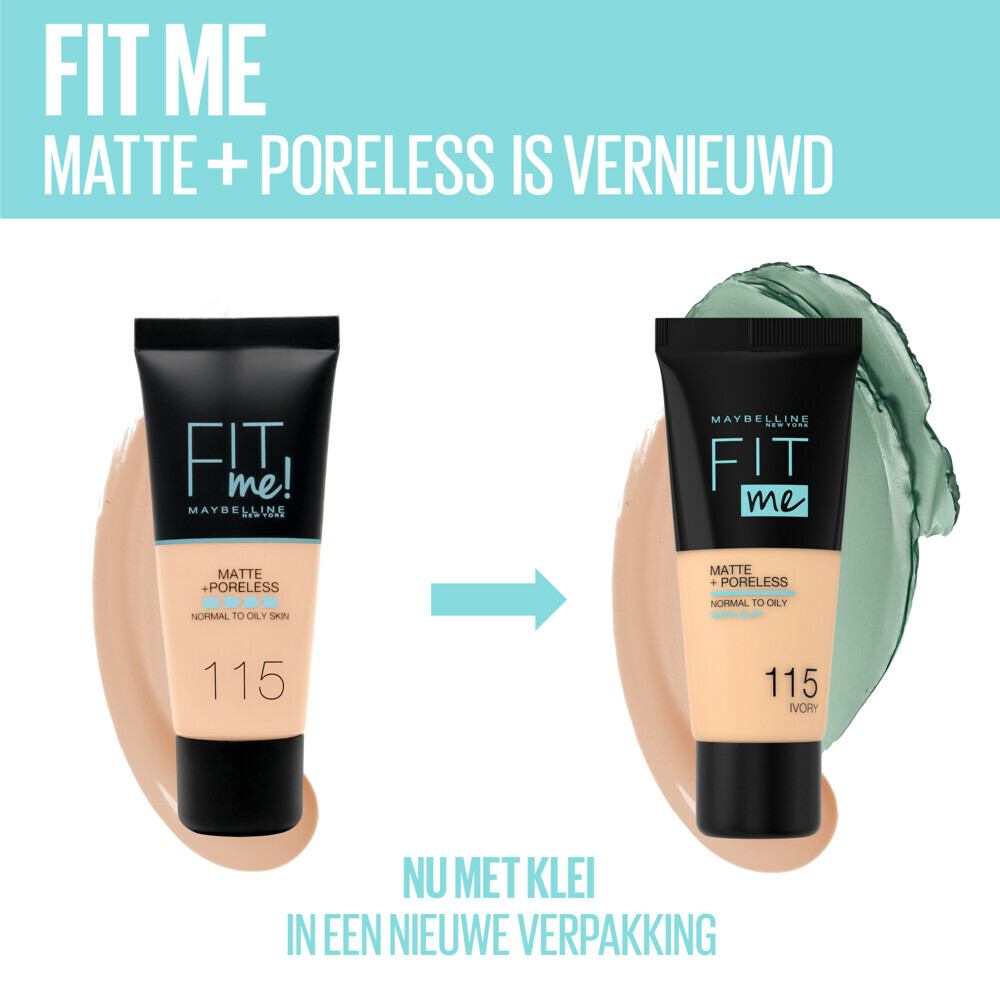 Maybelline Fit Me Matte + Poreless Foundation 102 Fair Ivory