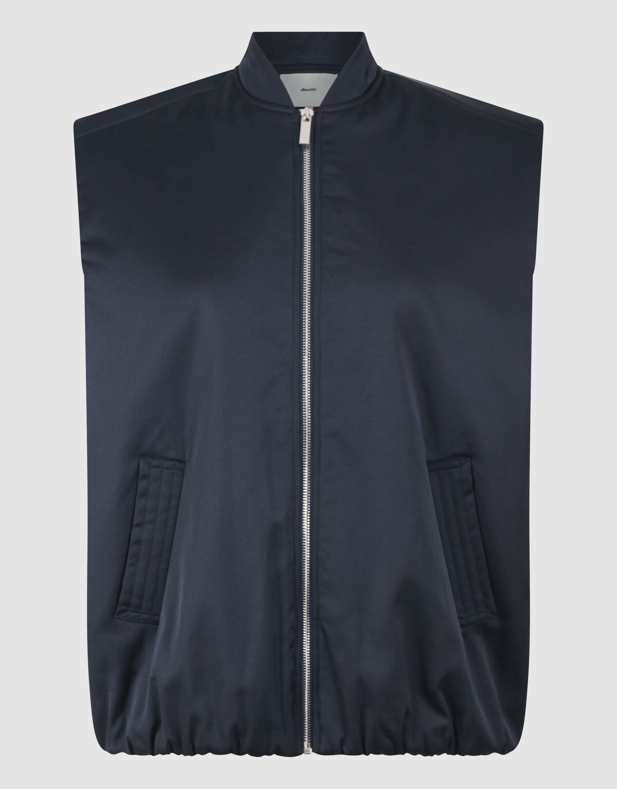 Sleeveless Bomberjack Donkerblauw