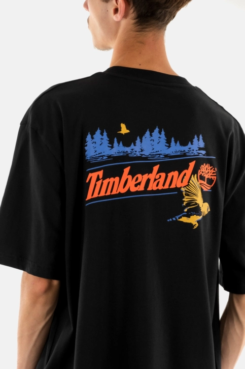 Tee shirt timberland ss graphic 001 black