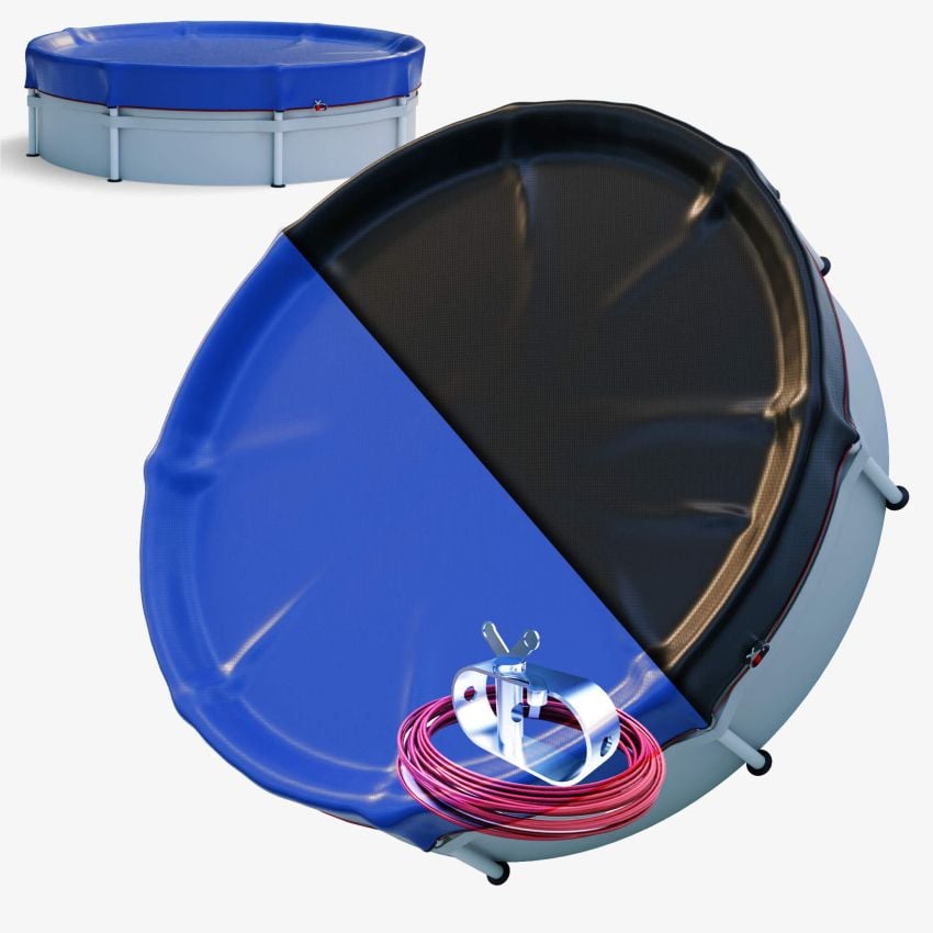 Poolabdeckung rund 610 cm (Für Ø 500-550 cm Pools)