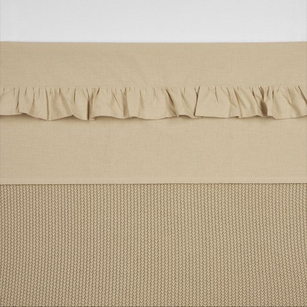 Meyco Wieglaken - Ruffle - Sand
