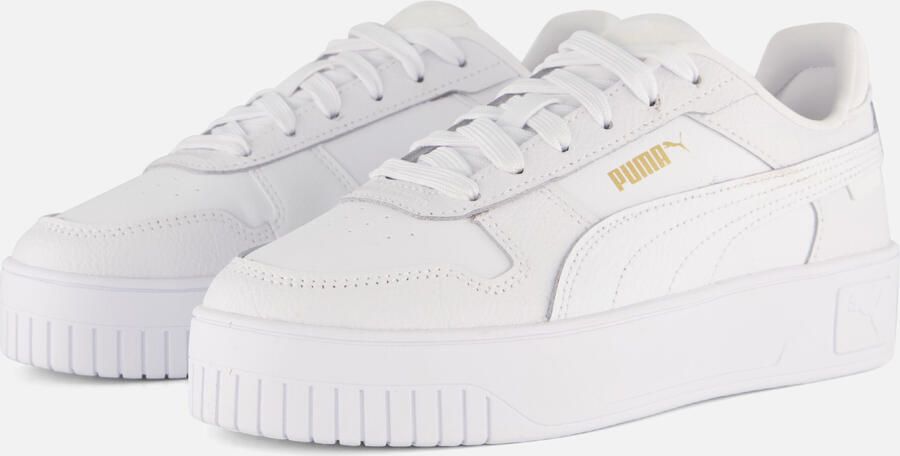 Puma Sneakers van leer met contrastgarnering model 'Carina Street'