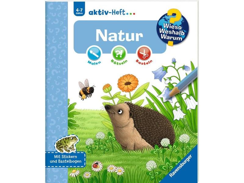 Ravensburger Kinder-Sachbuch WWW aktiv-Heft: Natur Aktiv die Natur entdecken