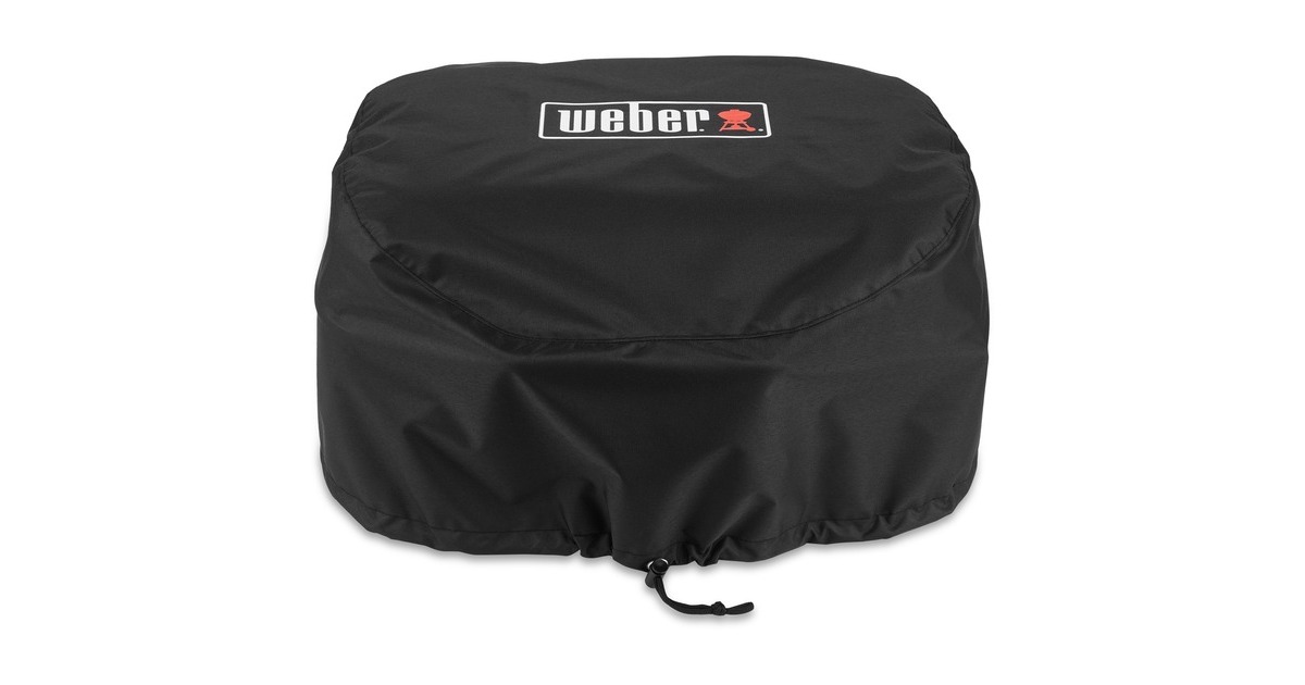 WeberPremium-barbecuehoes - Lumin-elektrische barbecue / Lumin Compact-elektrische barbecue beschermkap  (Zwart)