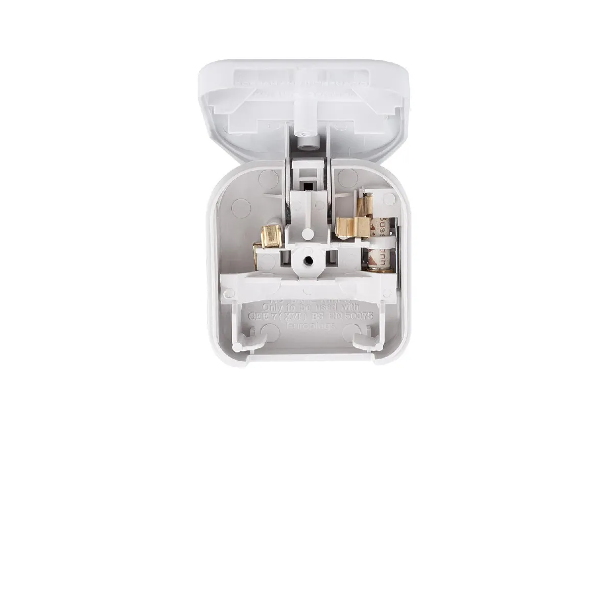Ledkia Adaptateur Prise Type C à G - Blanc