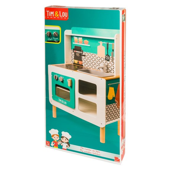Grande cuisine en bois