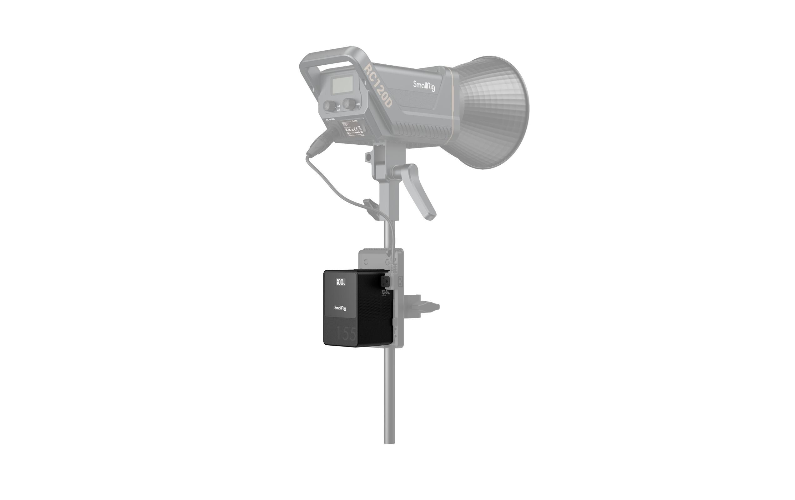 Videokamera-Akku VB155 Mini V-Mount<br>Leistungsstarker Mini V-Mount-Akku