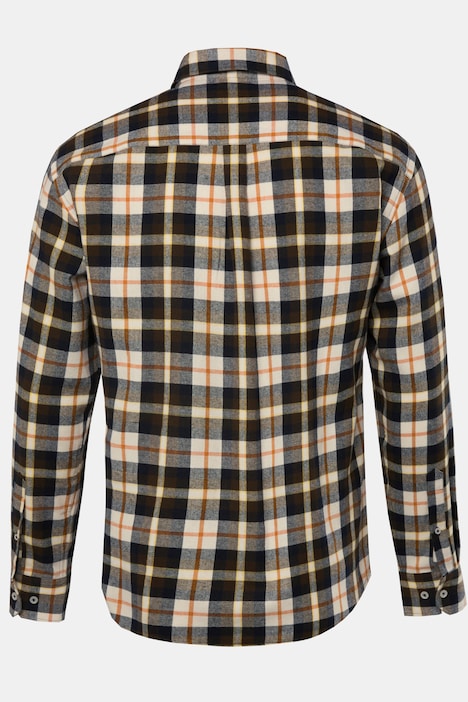 JP 1880 Karo-Flanellhemd, Langarm, Kentkragen, Modern Fit, bis 8 XL