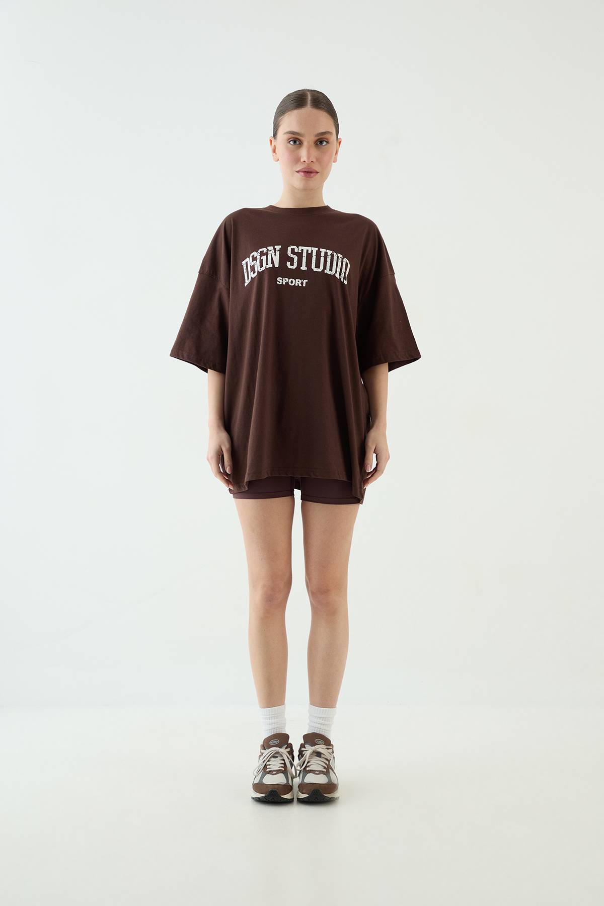 T-shirt Oversize Imprimé Collegiate Dsgn Studio