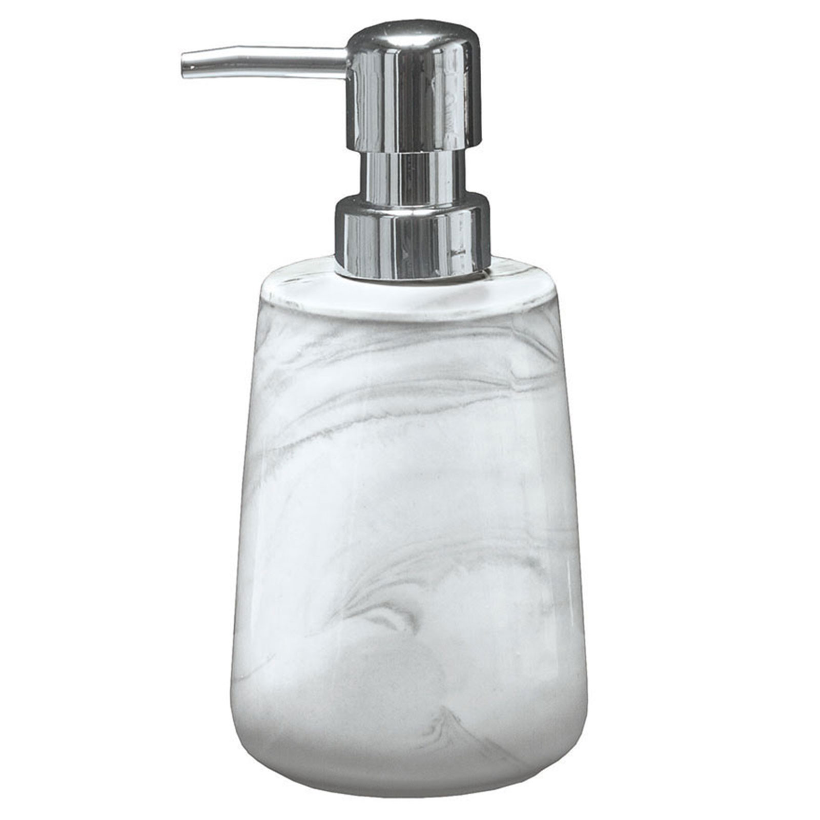 Seifenspender - anthrazit - Marmor-Optik