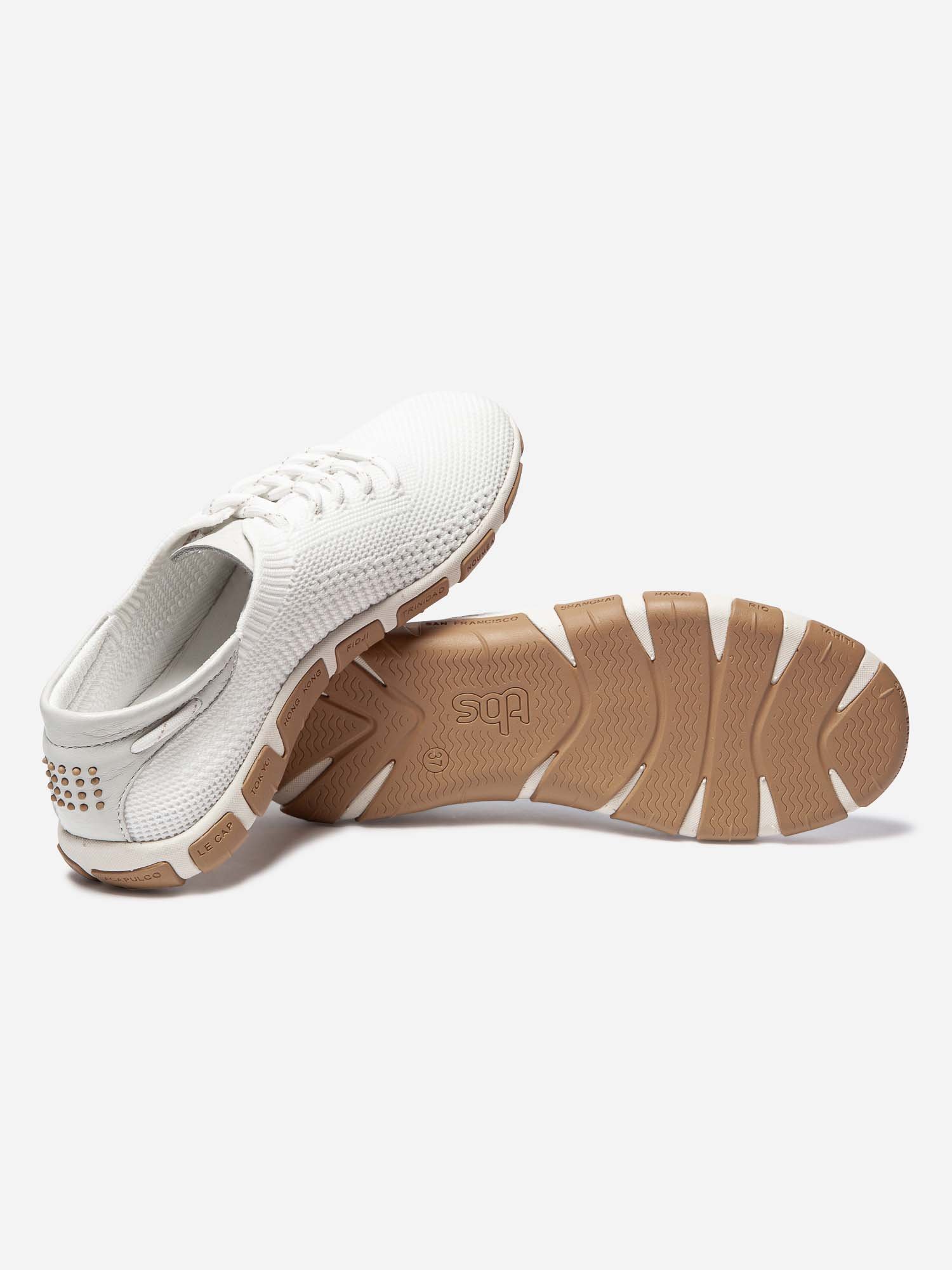 Tennis Femme Textile Recyclé Blanc