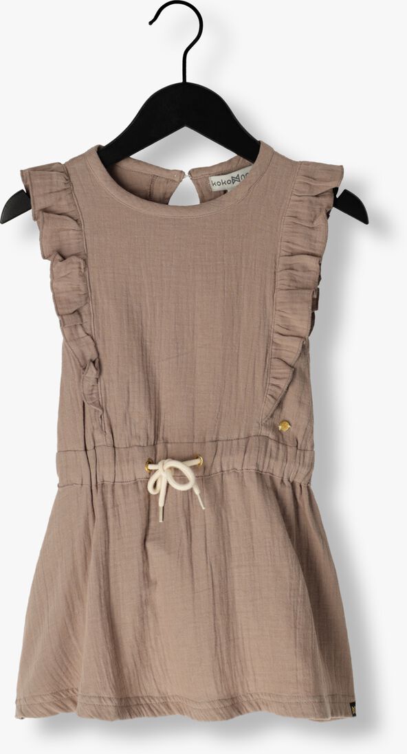 KOKO NOKO taupe koko noko mini jurk r50952