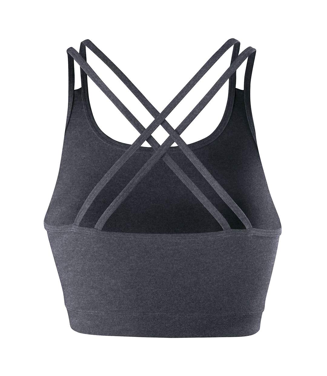 Spiro - Haut de fitness raccourci sans manches - Femme (Gris foncé) - UTRW4776