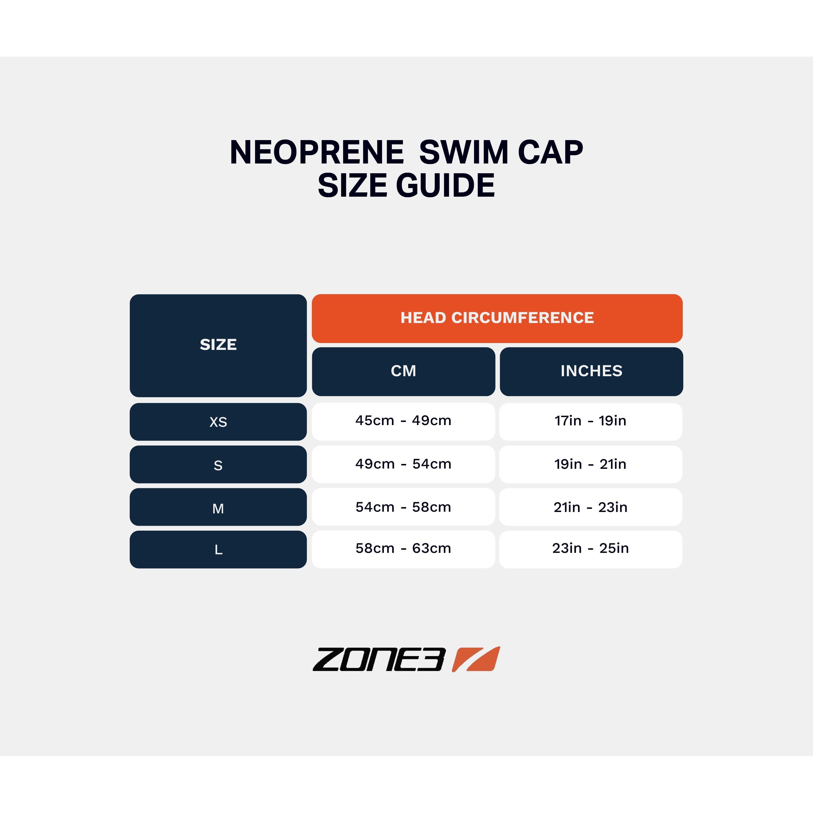 Zone3 Neoprene Swim Cap Adults