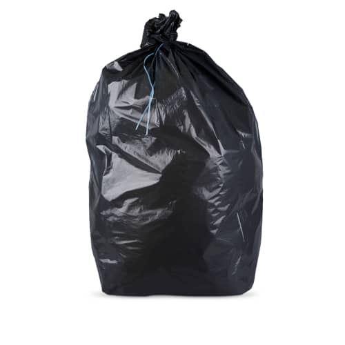 Housses conteneur 120L noir 25µ lien classique PAREDES