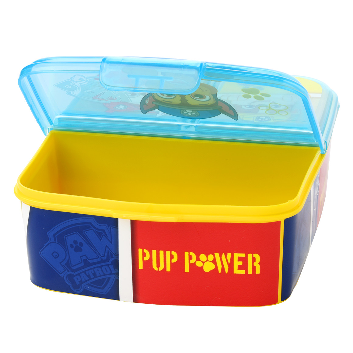 Topolino PAW Patrol Brotdose mit 3 Fächern gelb / blau