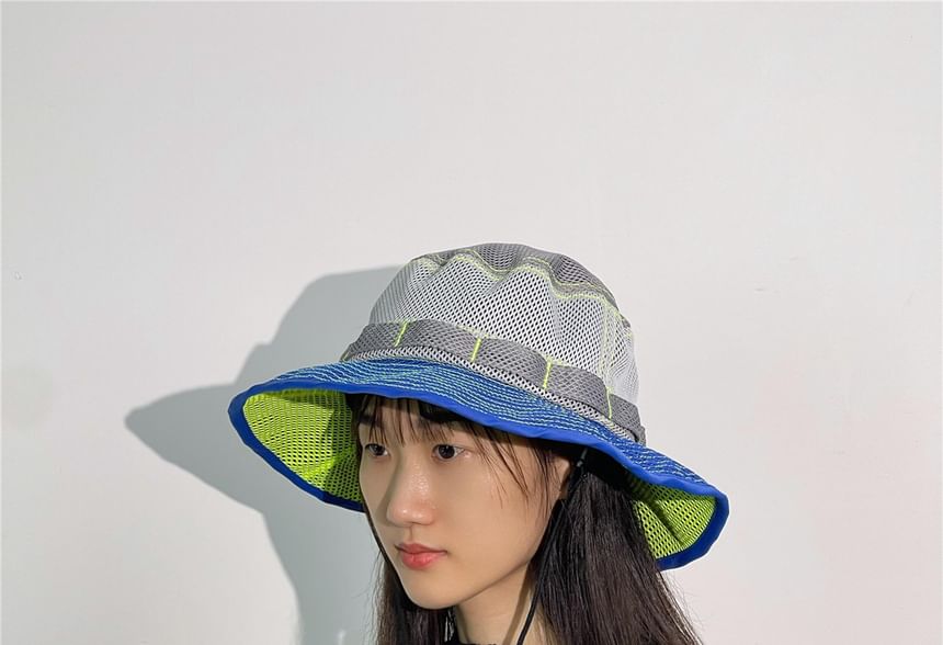 Trovelst - Lichtgewicht Color Block Bucket Hat