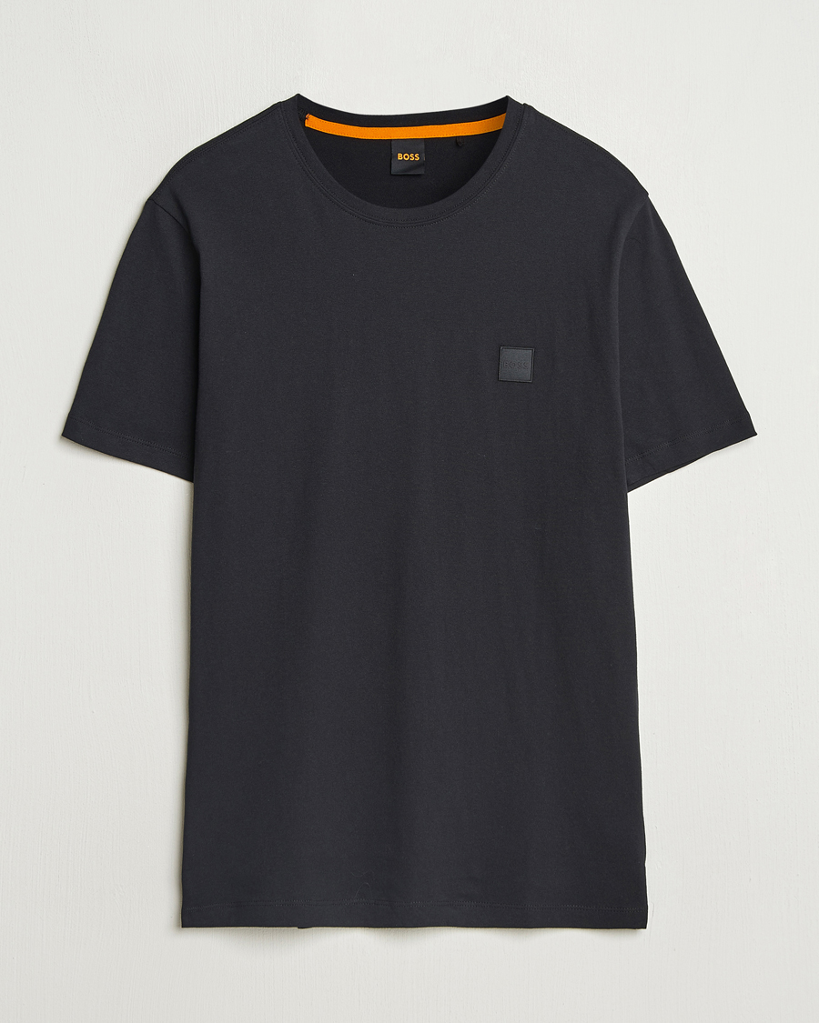 BOSS ORANGE Tales Logo Crew Neck T-Shirt Black