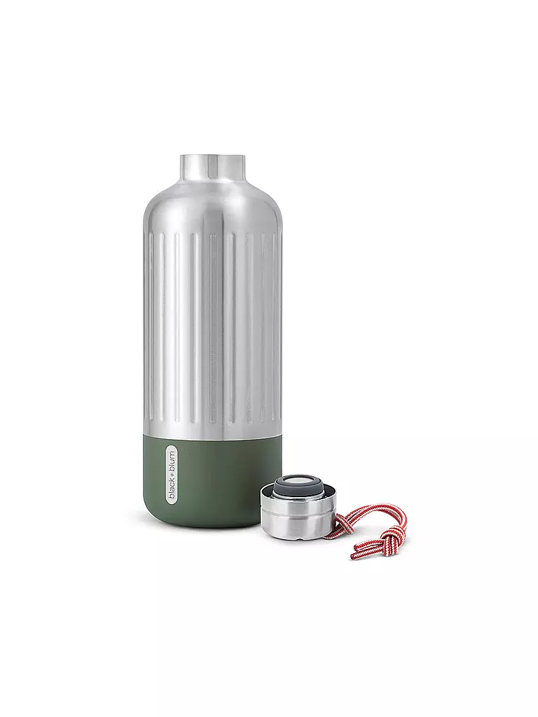 BLACK+BLUM Isolierflasche EXPLORER 0,85l Olive/Edelstahl olive