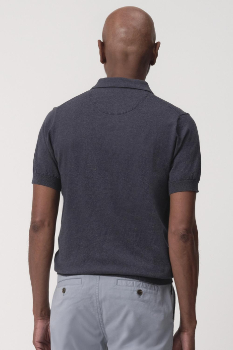 Campbell blauwe heren polo