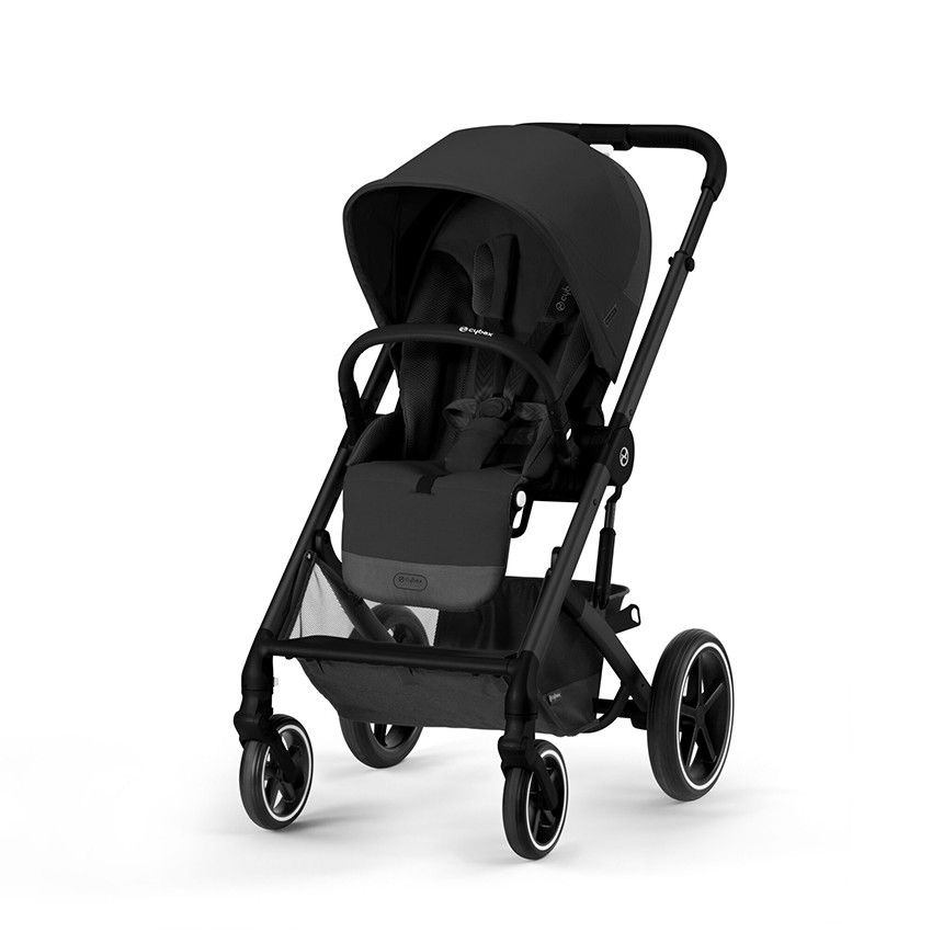 Poussette Balios S Lux 2023 - Châssis Noir / Siège Moon Black - Ecru