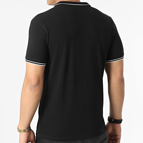 Polo A Manches Courtes Logo Ezio 351683W Noir