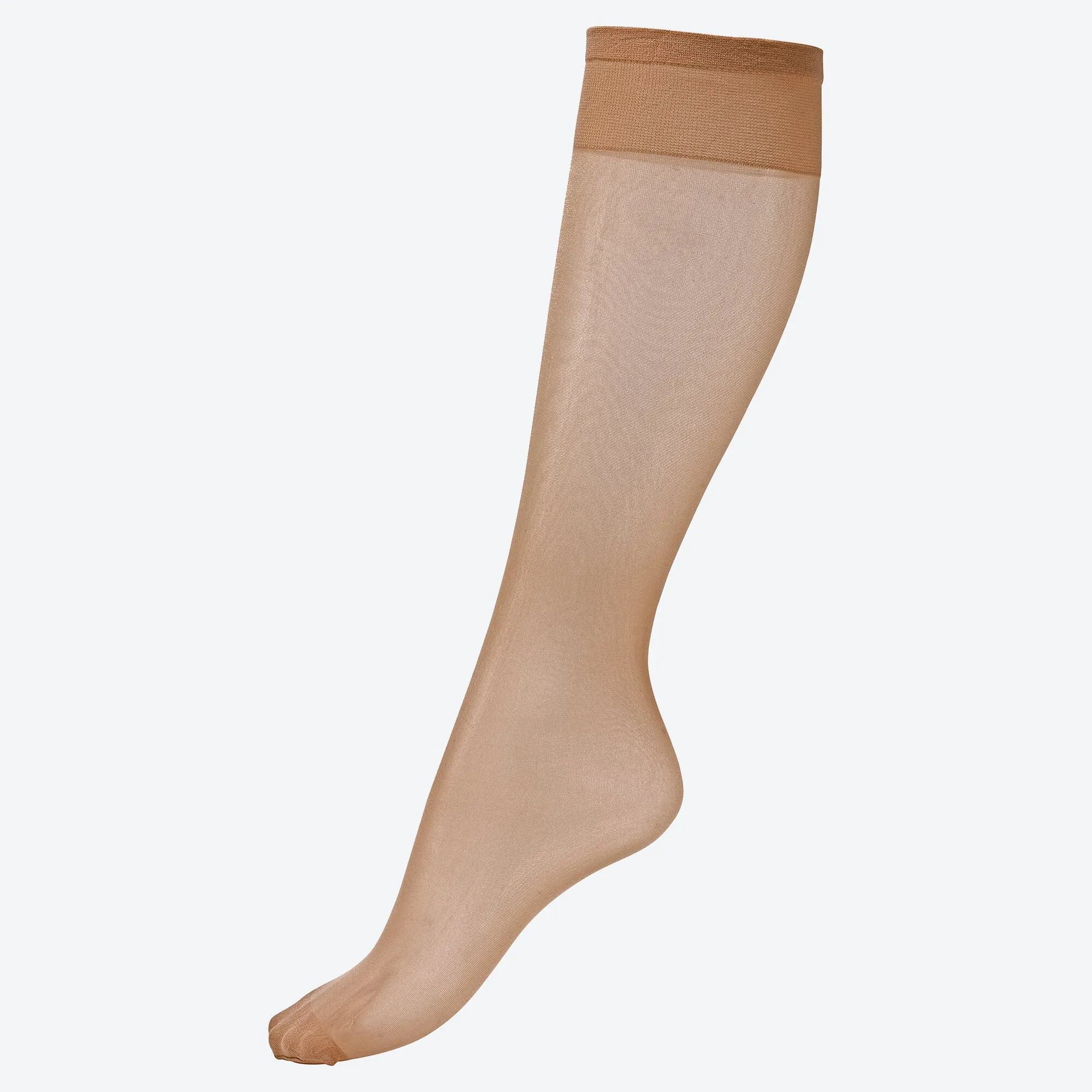 Damen-Stützkniestrümpfe, 20 DEN, 2er-Pack