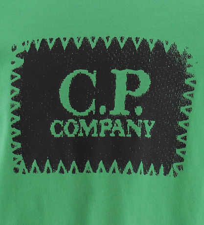 C.P. Company T-shirt - Classic Green m. Sort