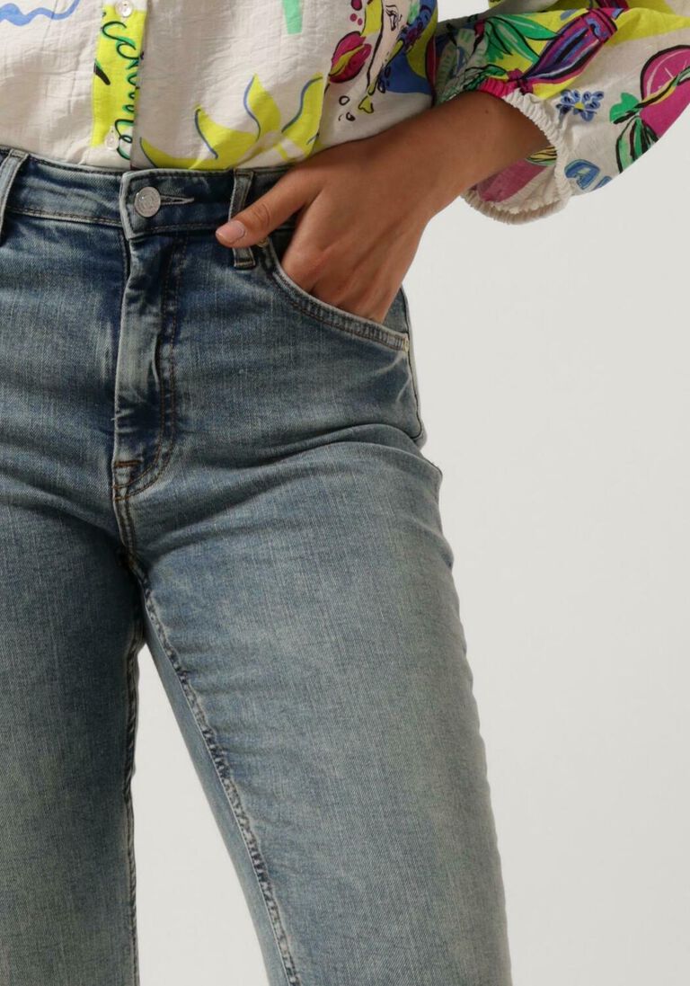 SCOTCH & SODA blauwe scotch & soda skinny jeans haut high rise skinny jeans