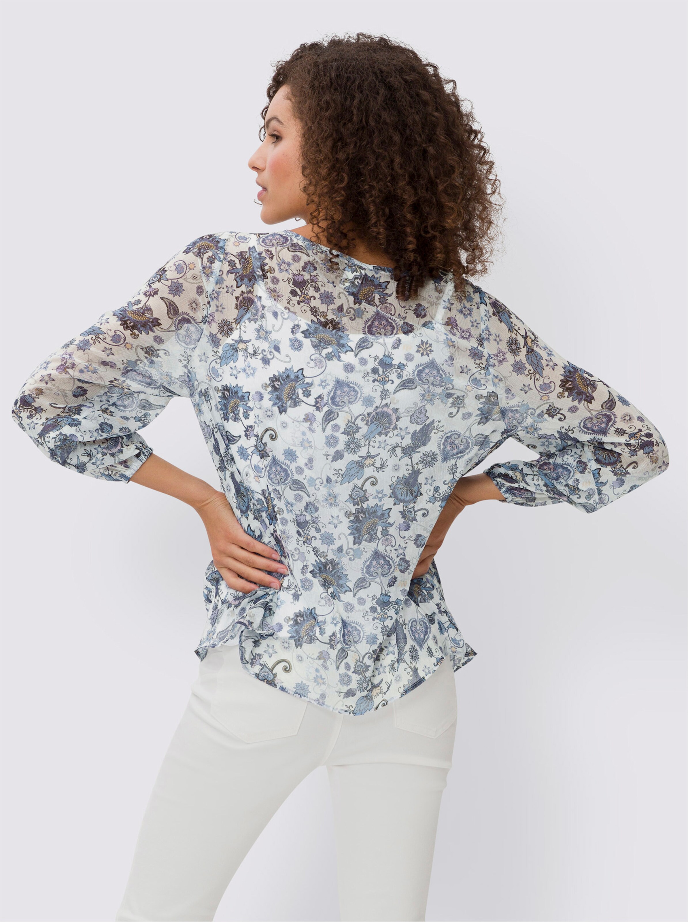 Druckbluse