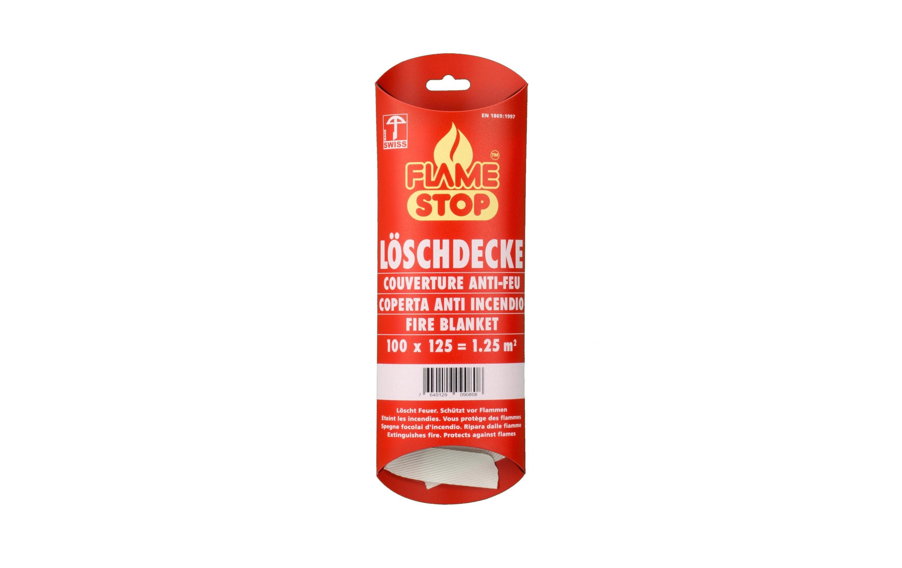 Löschdecke FlameStop 100 x 125 cmDecke zum Löschen kleinerer Brände