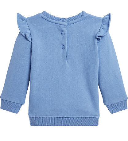Polo Ralph Lauren Sweatshirt - Hellblau m. Kuscheltier/Volant