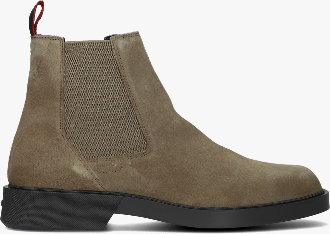 HUGO beige hugo chelsea boots iker